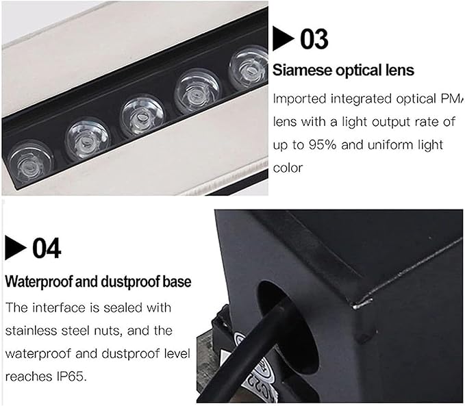 Ground LED Landscape Lights - Rectangle Outdoor Buried Lamp IP65 Waterproof Spotlight AC85-265V Low Voltage Well Light for Garden Lawn Garage Illumination(Warm White Light5W)
