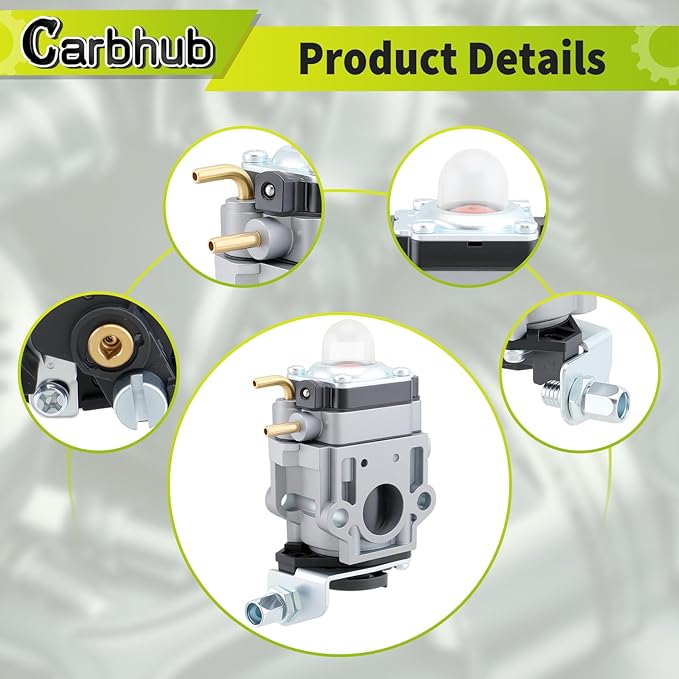 Carbhub 751-20089 Carburetor Fit for Troy-Bilt TB51BP 41AR51BP766 41AR51BP866 for MTD Craftsman BP510 CMXGAAMR51BP 41AR51BP793 Handheld Gas Backpack Blower Carb