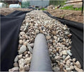 Geotextile Membrane for Underlayment French Drains Landscape Weed Barrier Block for Landscaping/Underlayment/Erosion Control/Construction Projects(1.5mx35m/4.9ftx115ft)