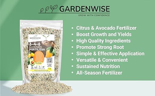 10-10-10 &amp 6-4-6 Avocado and Citrus Tree Professional Fertilizer for All Purpose Plants - Liquid Fertilizer with Seaweed Kelp &amp Iron - Orange Lime Avocado &amp Lemon Tree (8oz &amp 1/2 Qt)