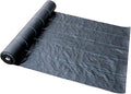 Weed Control Membrane Heavy Duty Weed Barrier Fabric Resistant Ground Cover Membrane Landscape Fabric for Artificial Grass Patios Paths Flower Beds(1.5 * 100m)