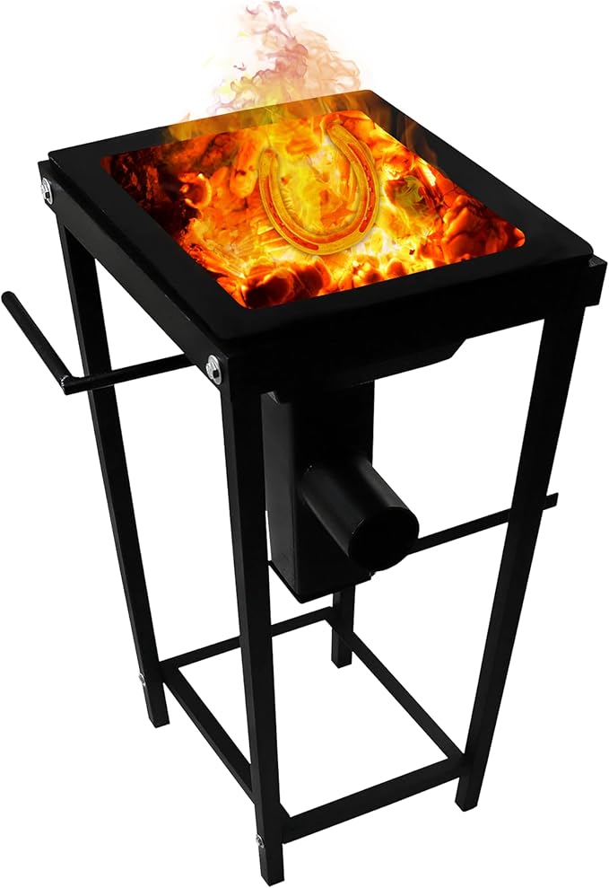 SIMOND STORE HYTECH Products Blacksmithing Coal Forge/Firepot with Stand 10 X 12