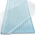 4 PCS Clear Polycarbonate Roofing Sheet Splicable Corrugated Greenhouse Panels Plastic UV Resistant Roofing Canopy Cover Easy Cut Covering Panel (Clear 4PCS 2.95x3.92ft)