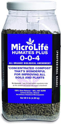 MicroLife Humates Plus (0-0-4) Professional Grade Granular Concentrated Compost Soil Amendment &amp Conditioner for Improving All Plants &amp Soils 9 LBS