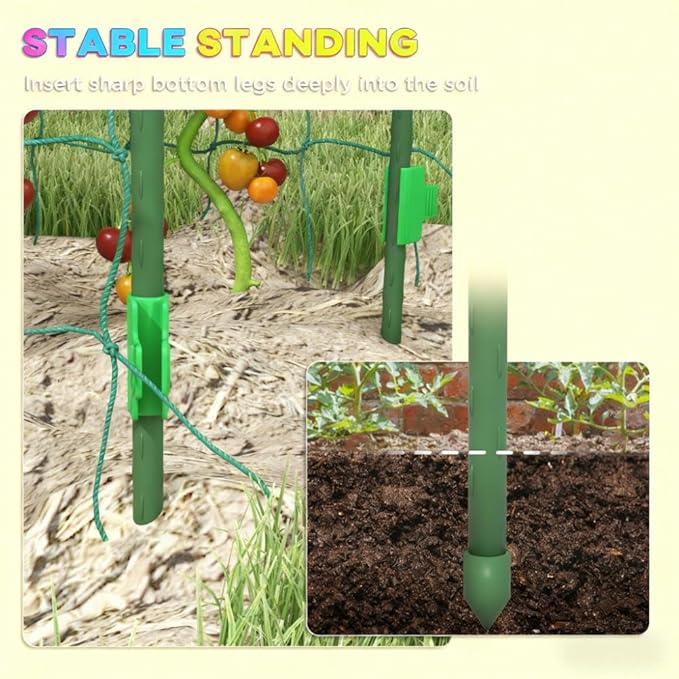 Arch TrellisA Frame Metal Garden Trellisfor Climbing Plants Outdoorwith Climbing Net