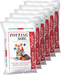Michigan Peat 6 Pack Garden Magic General Purpose Moisture Retaining Potting Soil Mix for Indoor and Outdoor Planting 40 lb Bag