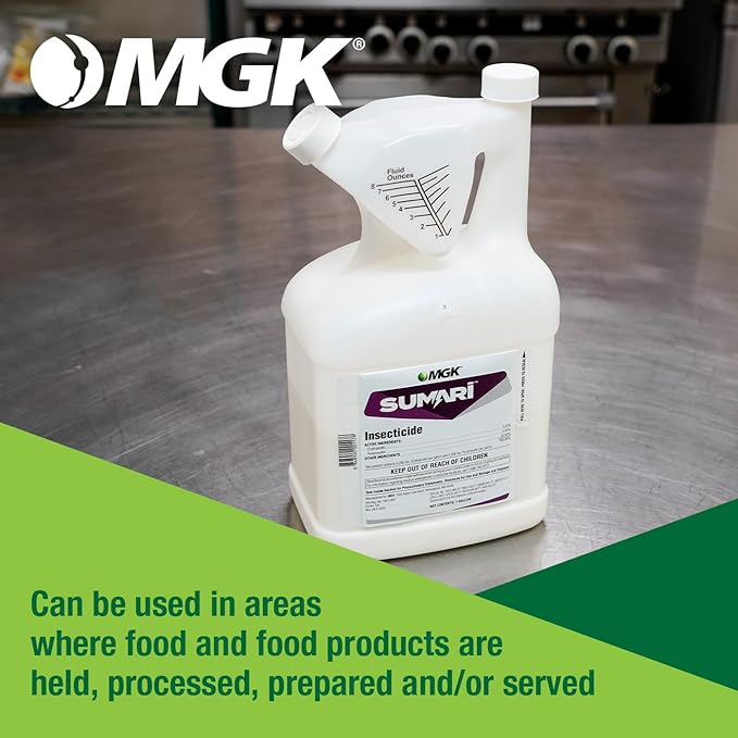 MGK Sumari® Insecticide Concentrate | Ant and Cockroach Killer | Dual Mode of Action | Contains NyGuard® Insect Growth Regulator (IGR) | for Indoor and Outdoor Applications | 1 Quart