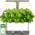 Hydroponics Growing System KitsAPP&ampWiFi 8 Pods Smart Indoor Herbs Garden with 24W Adjustable Height LED Growth Lightsfor Indoor Gardening GiftsVegetables Planter