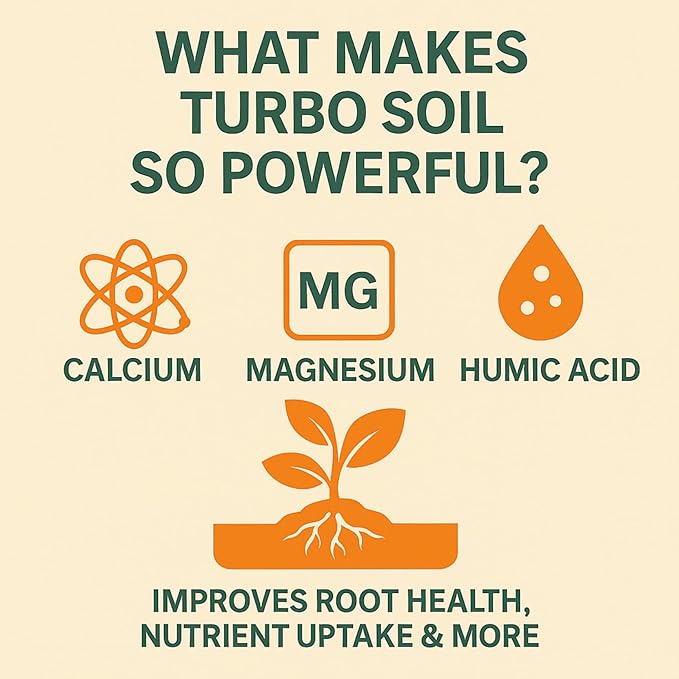 Organic Soil for Vegetable Garden Turbo Soil Bio-Blend Superior Organic Soil Amendment (3 lbs)