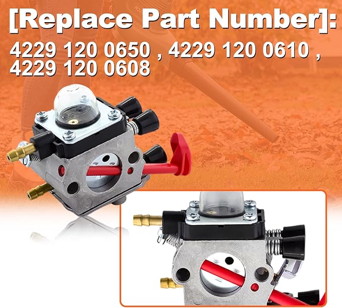 Upgrade Your For Stihl Leaf Blower with Complete Maintenance Kit For BG50 BG45 BG46 BG55 BG65 BG85 SH55 SH85 - Includes OEM Carburetor 4229 120 0650 and Accessories