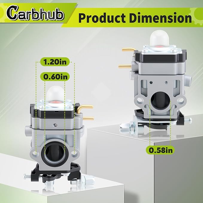 Carbhub 751-20089 Carburetor Fit for Troy-Bilt TB51BP 41AR51BP766 41AR51BP866 for MTD Craftsman BP510 CMXGAAMR51BP 41AR51BP793 Handheld Gas Backpack Blower Carb