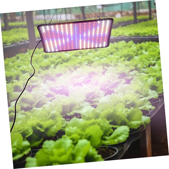 GALPADA Led Hanging Grow Light for Indoor Plants Full Range Dimmable Plant Growth Lamp with Hooks and Chains Lightweight for Photosynthesis and Indoor Growing