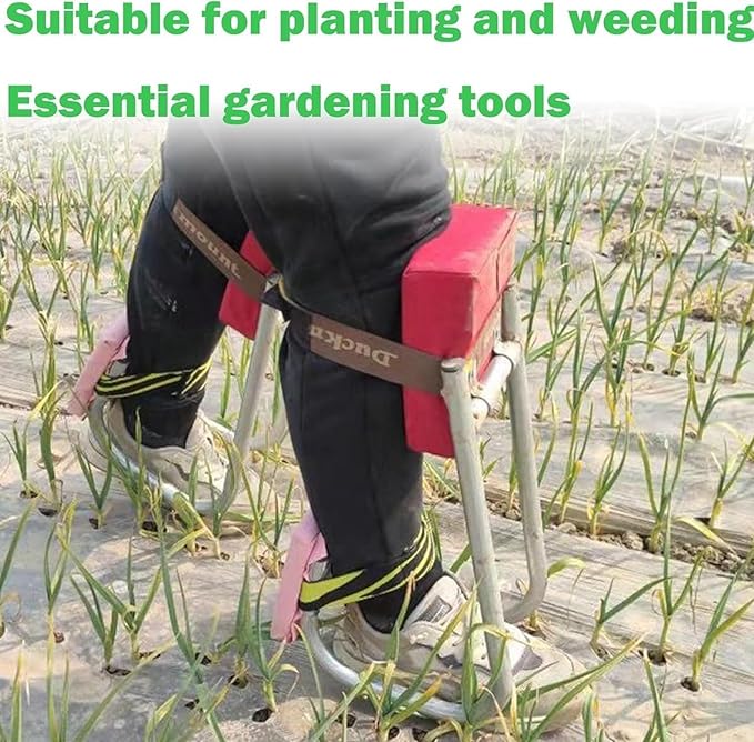 Knee Seat for Gardening Creativity Gardening Seat Strap on Kneeling Device for Garden Knee Seat for Work(1 PCS)
