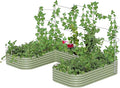Vego Garden Modular Wall Trellis System 11.5' Long for 7' x 11.5' Jumbo Size U-Shaped Garden Beds (Garden Beds Not Included)