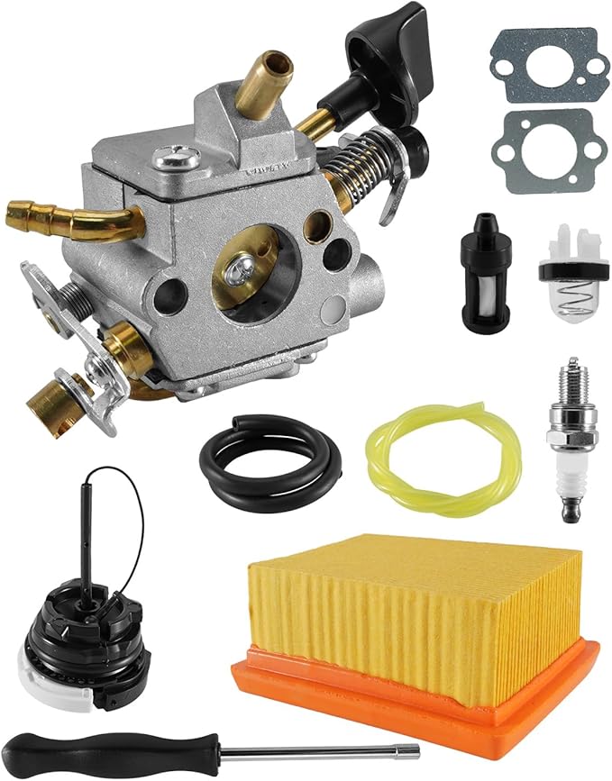 Carburetor Air Filter Tune Up Kit Fit for Stihl BR800 BR800C BR800X C-E Magnum 79.9cc Backpack Blower Carb with Filter Spark Plug Primer Bulb Replace 4283-141-0300B 4283-120-0601 0000 350 0527
