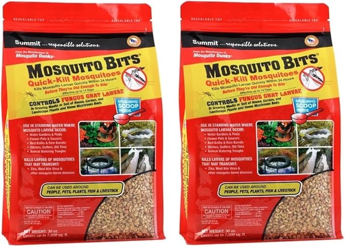 Summit Responsible Solutions Mosquito Bits - Quick Kill 60-Ounce (2 Pack)