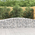 Galvanized Steel Gabion Planter Box Set of 3 Modern Outdoor Garden Bed 157.5x19.7x23.6 Extra Long Silver Raised Landscape Barriers for Patio Yard &amp Driveway