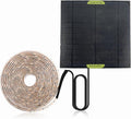 Solar Powered Grow Lights 16.4ft Plant Light Strip with Solar Panel Full Spectrum Solar Grow Lights Solar Heat Lamp for Outdoor Indoor Garden Greenhouse Supplies Solar Powered Grow Lights