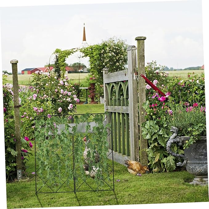 2Pcs Foldable Plant Climbing Trellis for Garden Sturdy Support for Vines and Climbing Plants Adjustable Height Green Support Accessories