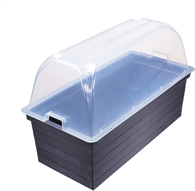 Exaco 645141-NP Balcony Raised Garden Bed Planter Protective Cover Clear