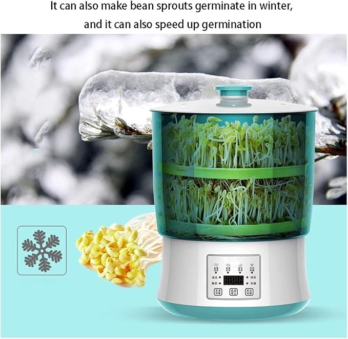 Automatic Sprouter Bean Growing Machine Household Intelligence Seed Sprout Maker Automatic Sprinkler Green Seeds Growing Machine Automatic