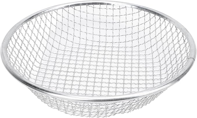 Gardening Sand Soil Compost Sifter Stainless Steel Garden Sifter with Gloves Garden Potting Mesh Sieve Sifting Pan for Gardening Sand Rocks Dirt Soil Sifter Mesh Gardening