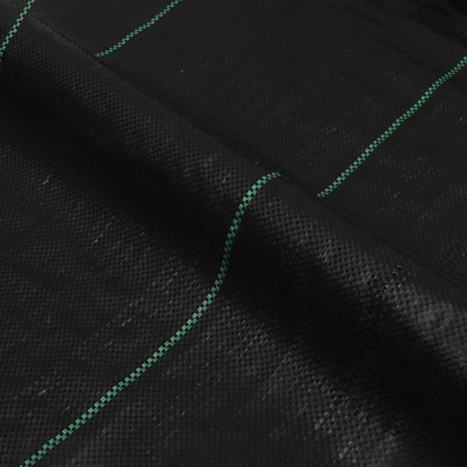 Vegetable Field Black pp Weeds Control Cloth Landscape Fabric Ground Cover Gardening Weeds Barrier Cloth Permeable Greenhouse Greenhouse Laminated Sheet Weeds Control Cloth(3 * 50FT)