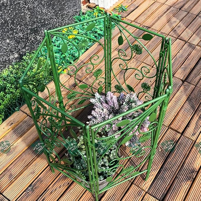 Yardwe 6pcs Garden Trellis Plant Climbing Support for Indoor Potted Plants Vertical Rack for Peas Roses Morning Glories Outdoor Indoor Use