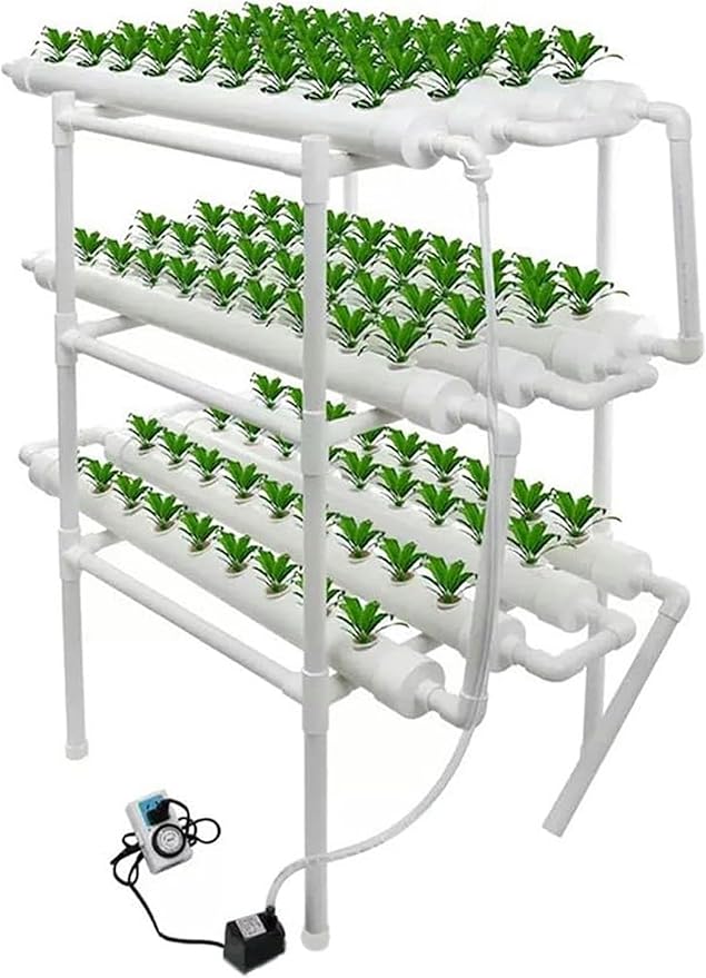 XENITE Hydroponics Garden Indoor Growing System for Vegetables PVC Pipe Hydroponic Garden Supplies Hydroponics System for Weed 0823