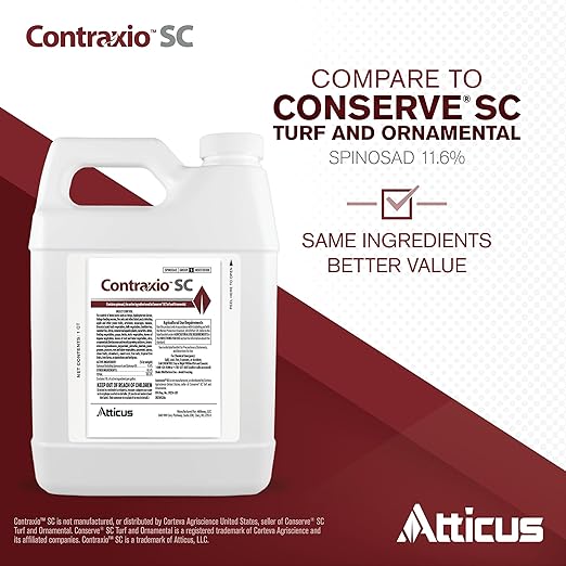 Atticus Contraxio SC Insecticide with Spinosad (32 OZ) Natural Pest Control for Lawn Landscapes and Gardens