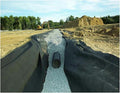 Non Woven French Drain Geotextile Landscape Weed Barrier for Slope/Driveway/Erosion Control Water Permeability(Black1.5mx95m/4.9ftx311.7ft)