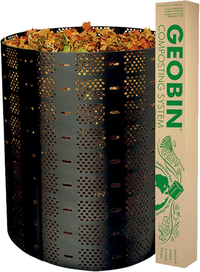 Geobin Compost Bin - 246 Gallon Expandable Easy Assembly Made in The USA Outdoor &amp Backyard Composter