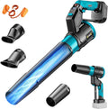 180° Rotated Leaf Blower Compatible with Makita 18V 600 CFM Handheld Leaf Blowers Cordless 3-Speed Brushless Motor Lightweight Blower for Lawn Care Yard Garden Patio (No Battery)