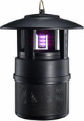Mosquito Trap Outdoor Flying Insect Bug Trap with Lighting Sleep and Timer Functions Gnat Flies Moths Wasps Beetles Catcher Indoor Bug Mosquito Zapper Alternative Black