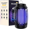 Bug Zapper Outdoor Mosquito Zapper Indoor with Dusk to Dawn Light Sensor 4000V Electric Fly Zapper Waterproof Mosquito Killer Fly Trap for Home Patio Kitchen Garden - 9.8 FT Length Cable
