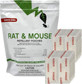 Nature-Cide Rat &amp Mouse Pouches - Plant-Based Formula for Indoor &amp Enclosed Spaces - Fresh Mint Aroma 45-60 Day Use - 25 sq ft Coverage per Pouch (Pack of 48)