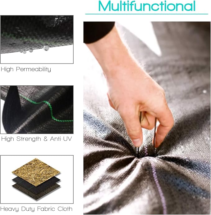 6ft x 300ft Weed Barrier Landscape Fabric Premium Heavy Duty Weed Block Gardening Mat Geotextile Fabric Weed Control for Outdoor Driveway