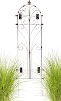 H Potter Outdoor Metal Wall Decor or Trellis for Climbing Plants Suitable as Art Garden Panel Roses Vines Privacy Includes Brackets for Hanging Gar214w1