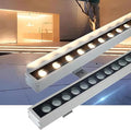 Outdoor Buried Lights - Ground LED Landscape Lamp IP67 ?Waterproof Recessed Long Contour Spotlight DC 24V Low Voltage Wall Washer Light for Garden Deck YardWarm White 18W