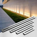 Ground LED Landscape Lights - AC-220V Outdoor Buried Rectangle Ground Decorative Lights IP67 Waterproof Recessed Spotlights Outdoor Buried Light Recessed Spot Light(Red18W1000MM)