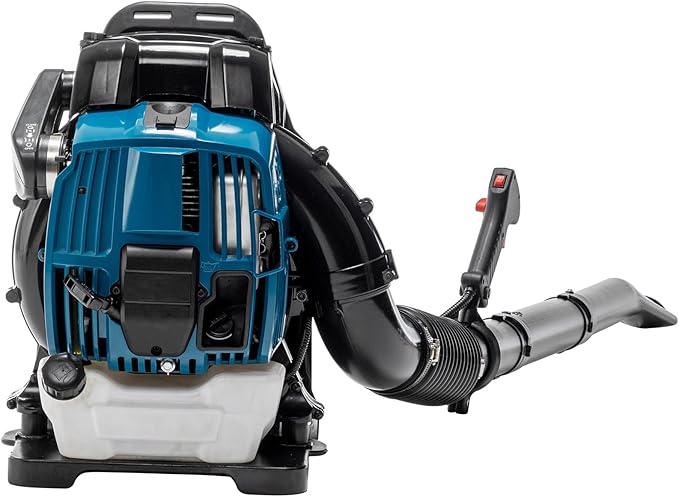 Backpack Leaf Blower Gas Powered Cordless Blower with Ergonomic Harness System 75.6cc 4 Cycle Engine 894 CFM 192MPH Cleaning Leaves Snow Debris and Dust for Lawn Garden Yard