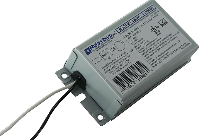 Robertson RSO140C120WS (3P20129) Electronic Preheat Rapid-Start Circline Ballast 120V for Single FC16T9 (40 W) or FC12T9 (32 W) Lamps (Qty 1)