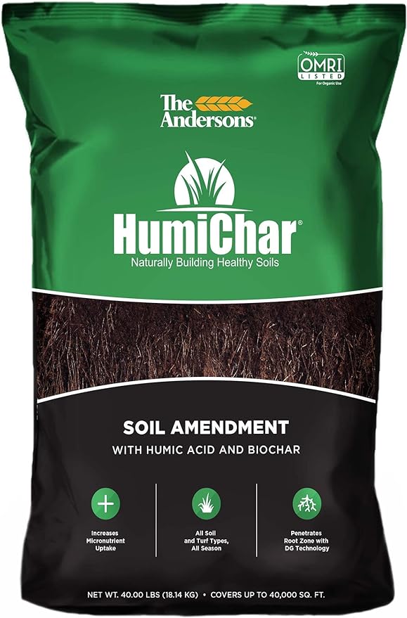 The Andersons HumiChar Organic Soil Amendment with Humic Acid and Biochar (40 lb)