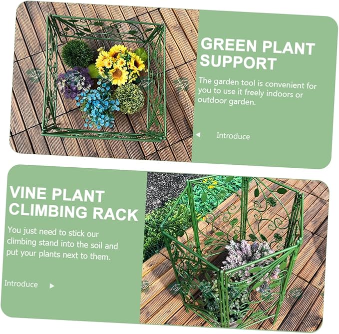 6pcs Climbing Flower Stand Screen Sturdy Material for Indoor Garden Trellis