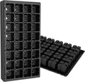Gardzen 10 Pack 32 Cell Seed Starter Trays 2 Deep Plug Tray for Seedlings Heavy Duty Seedling Trays with Drainage Holes Fit Standard 1020 Drip Tray