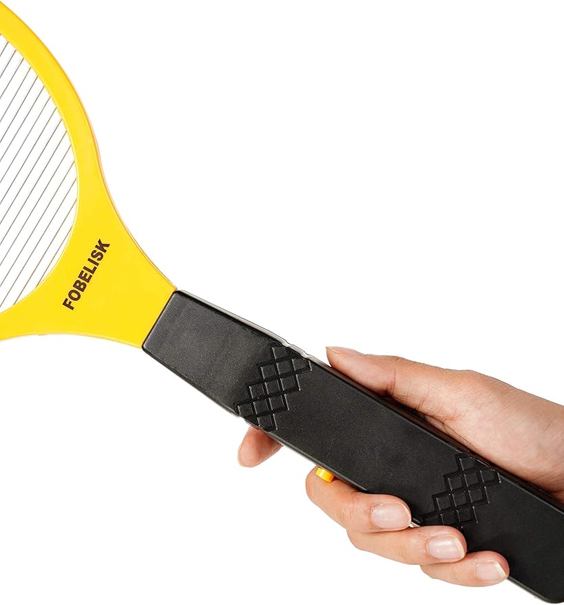 Bug Zapper - Electric Fly Swatter - Mosquito Zapper Killer - Fly Zapper - Electric Fly Swatter Racket for Camping Travel Outdoor and Indoor Pest Control (2AA Batteries Included)