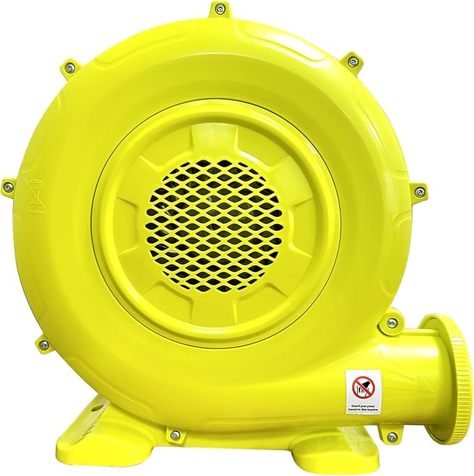 750 Watt Inflatable Air Blower 1HP Bounce House Blower Water Slides air Sofas Paint Booth and Other Suitable Outdoor inflatables Electric Air Pump Fan