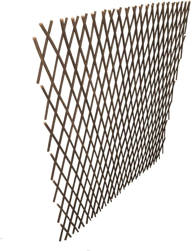 Nature Willow Trellis Expandable Plant Support Plant Climbing Lattices Trellis Willow Expandable Trellis Fence for Climbing Plants Support 36x92 InchDouble Panel (4 Willow Wicker Fence)