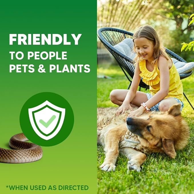 Snake Repellent for Yard Snake Deterrent Outdoor Snake Away Repellent for Garden/Lawn Backyard Snake Repellent Covers 120 Sq Ft Lasts Up to 60 Days 10 Packs