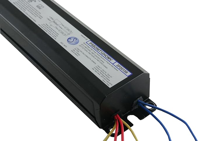Robertson PSB296T12HOMV Ballast (3P20159) – 1 or 2 Lamp Fluorescent Electronic Ballast 120–277V Programmed Start for T12 HO Fluorescent Lamps between 60W-110W (F48T12/HO thru F96T12/HO) (Qty 1 ea)
